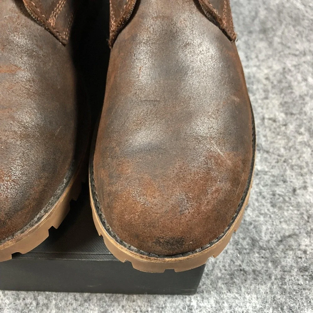 Wolverine‎ Cort Chukka Leather Boots Mens 9 Brown Lace Up Casual Shoes